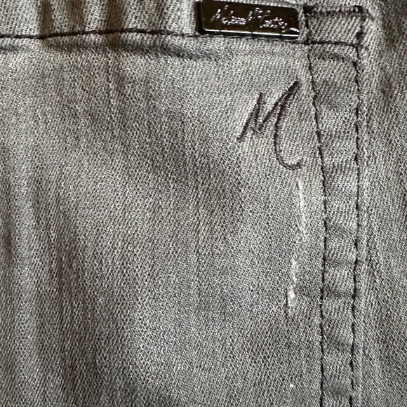 Melissa McCarthy Jeans EUC 20W black, grey distressed pencil crayon plus size - Picture 2 of 10